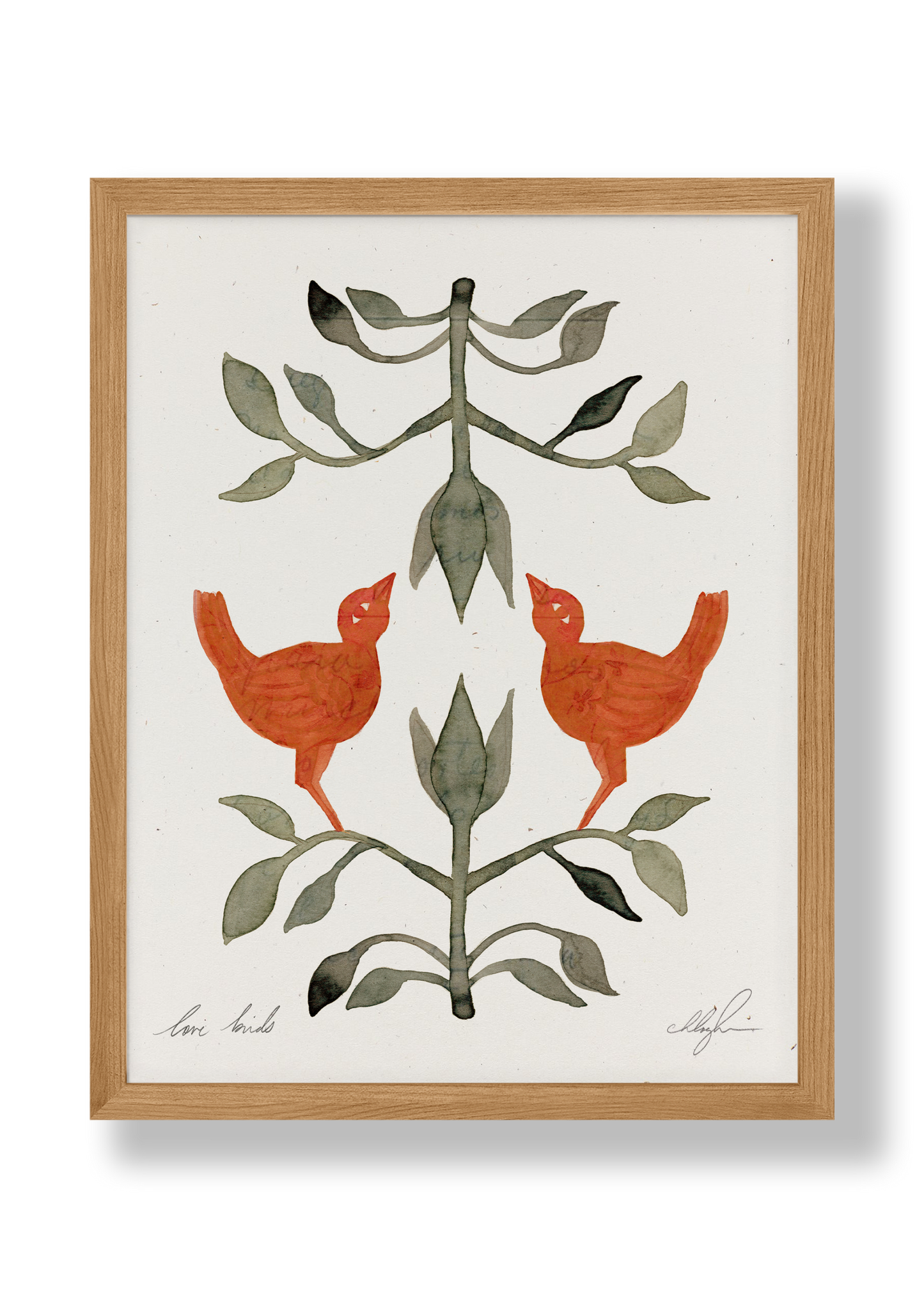 Love Birds Print | 8.5 x 11
