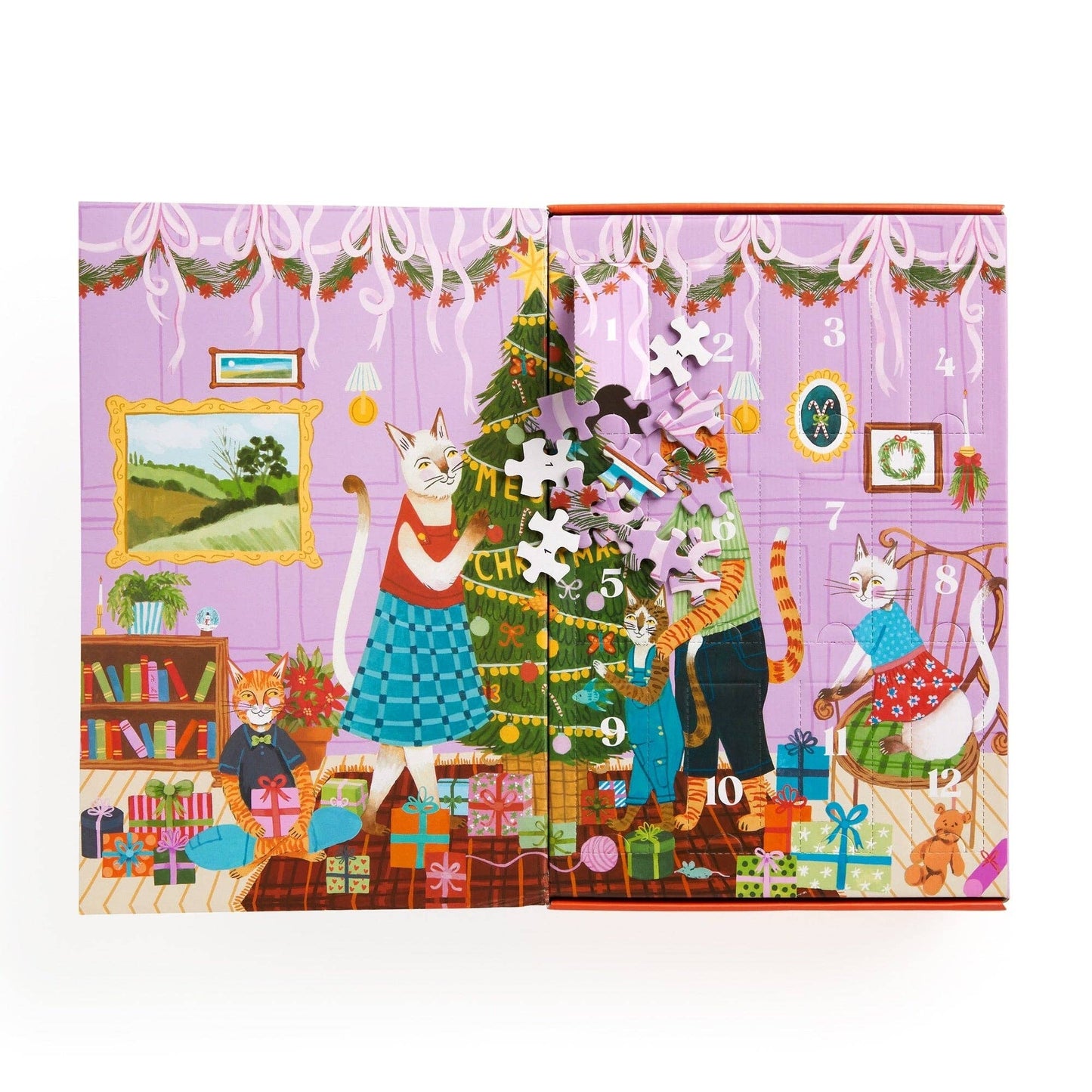 Meowy Christmas 12 Days of Puzzles | 500 Piece Countdown Puzzle