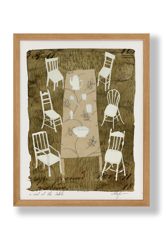 A Seat At The Table Art Print | 8.5 x 11