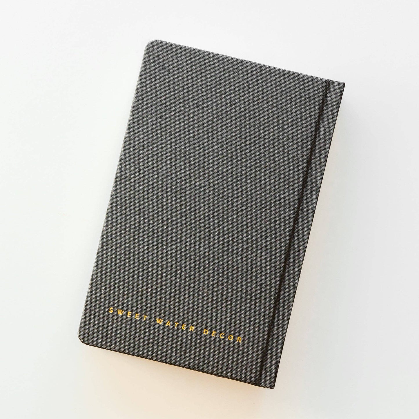 One Line A Day Fabric Journal | Charcoal