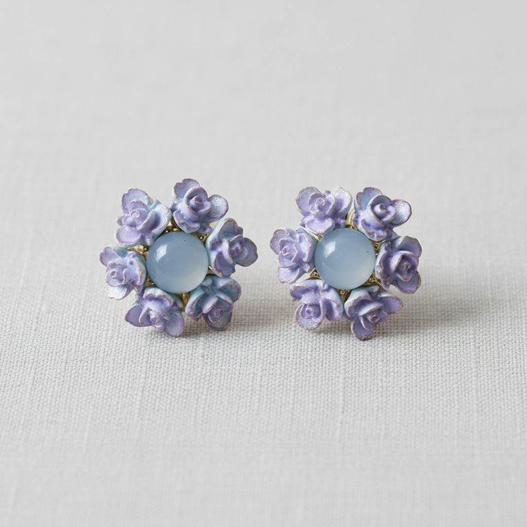 Frosting Floral Studs