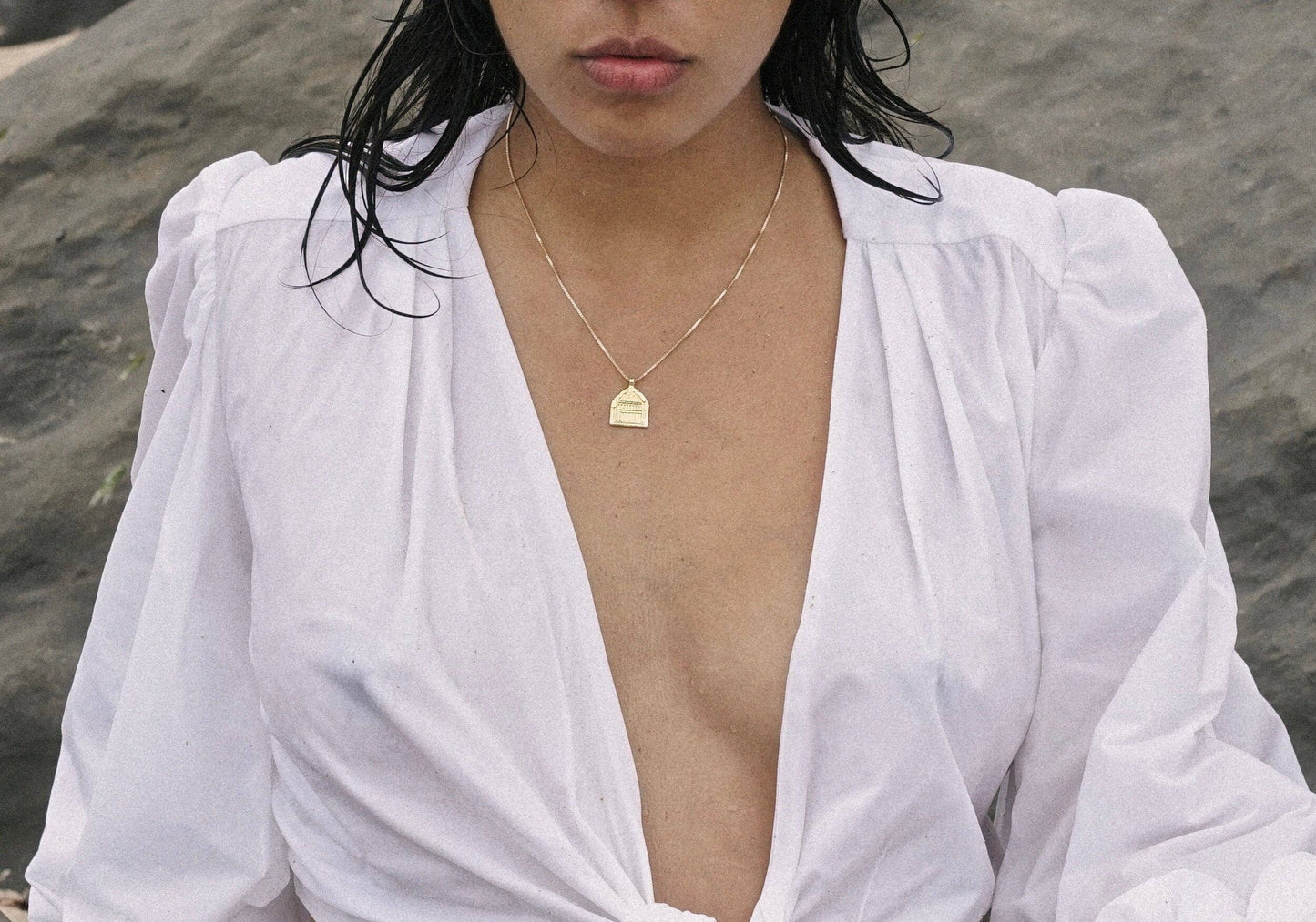 Janus Necklace | 18" Sterling Silver