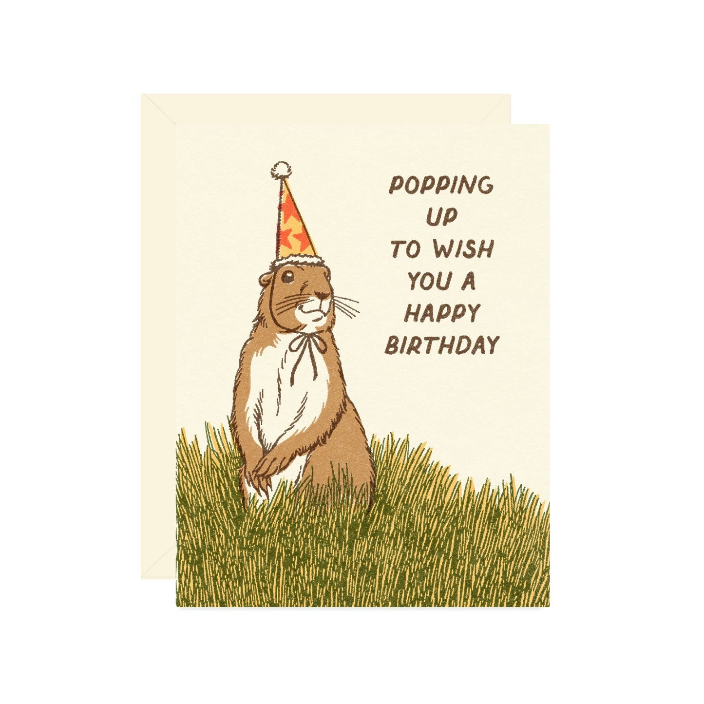 Prairie Dog Birthday Card