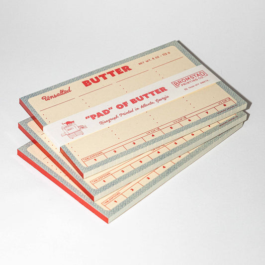 Butter Risograph Notepad