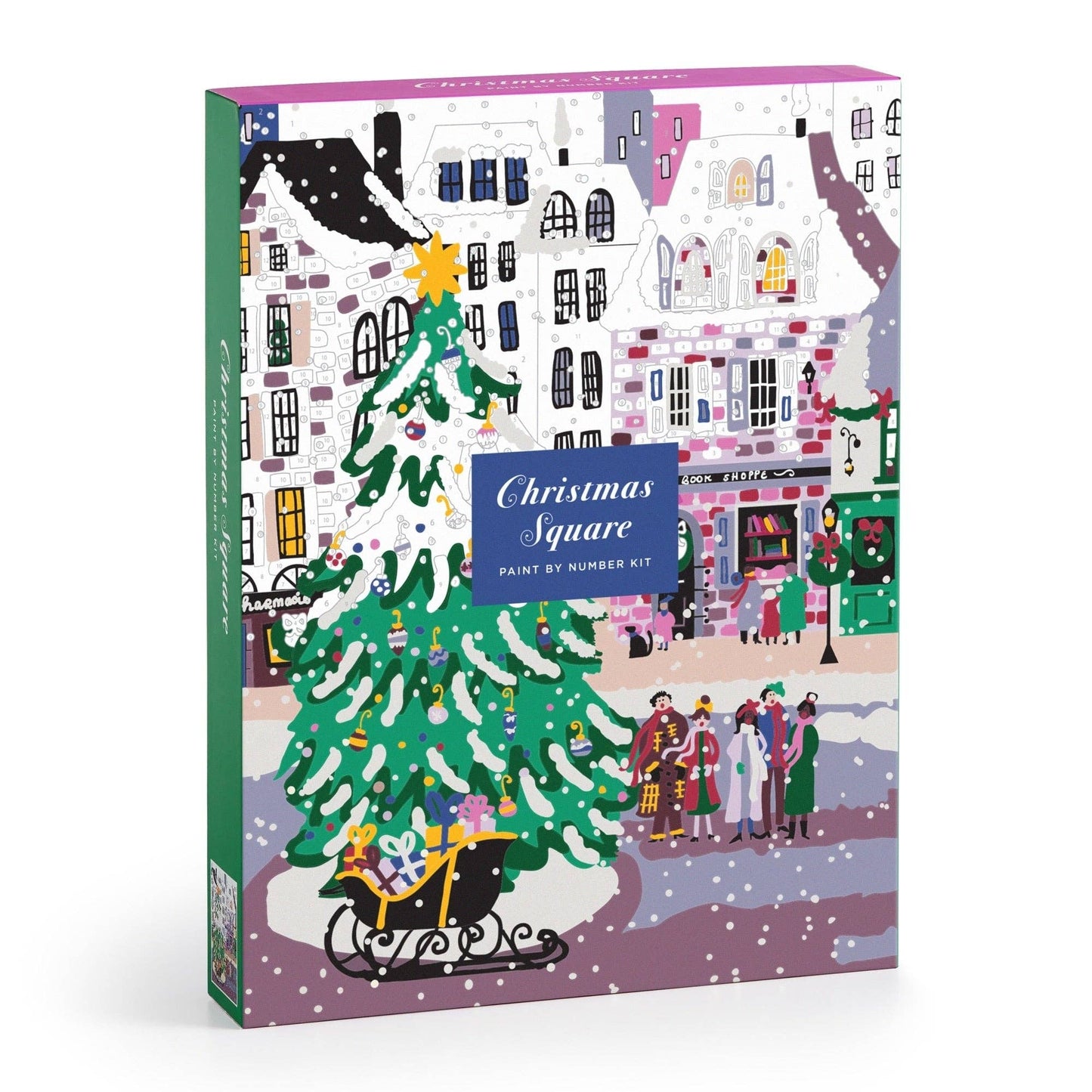 Christmas Square 9 x 12 Paint by Number Kit