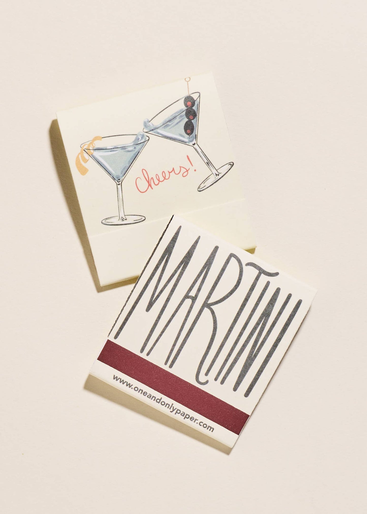 Martini Printed Matchbook