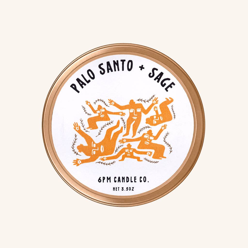 Palo Santo + Sage Candle | Travel Tin