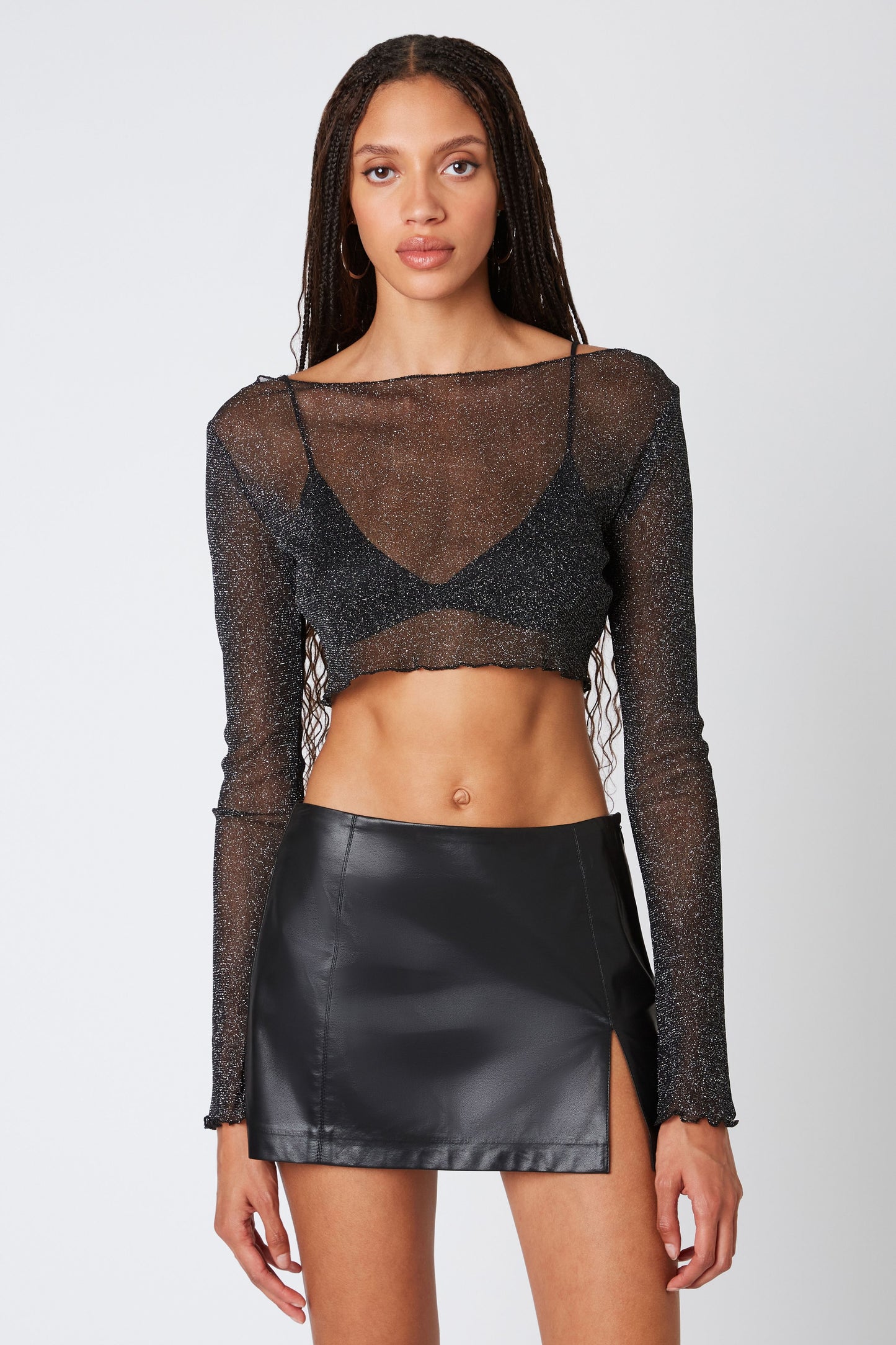 Sheerly Shimmer | Black
