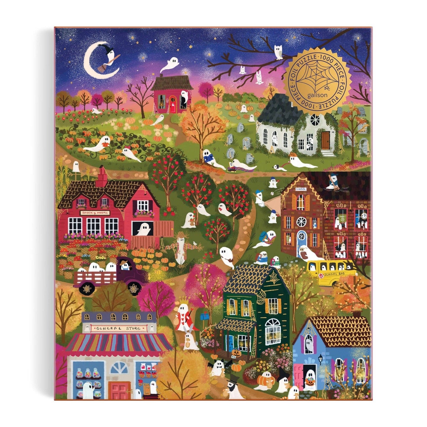 Spooky Village | 1000 Piece Foil Puzzle
