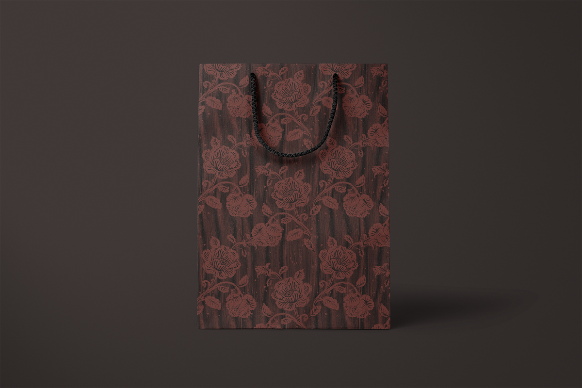 Midnight Blooms Gift Bag | Large