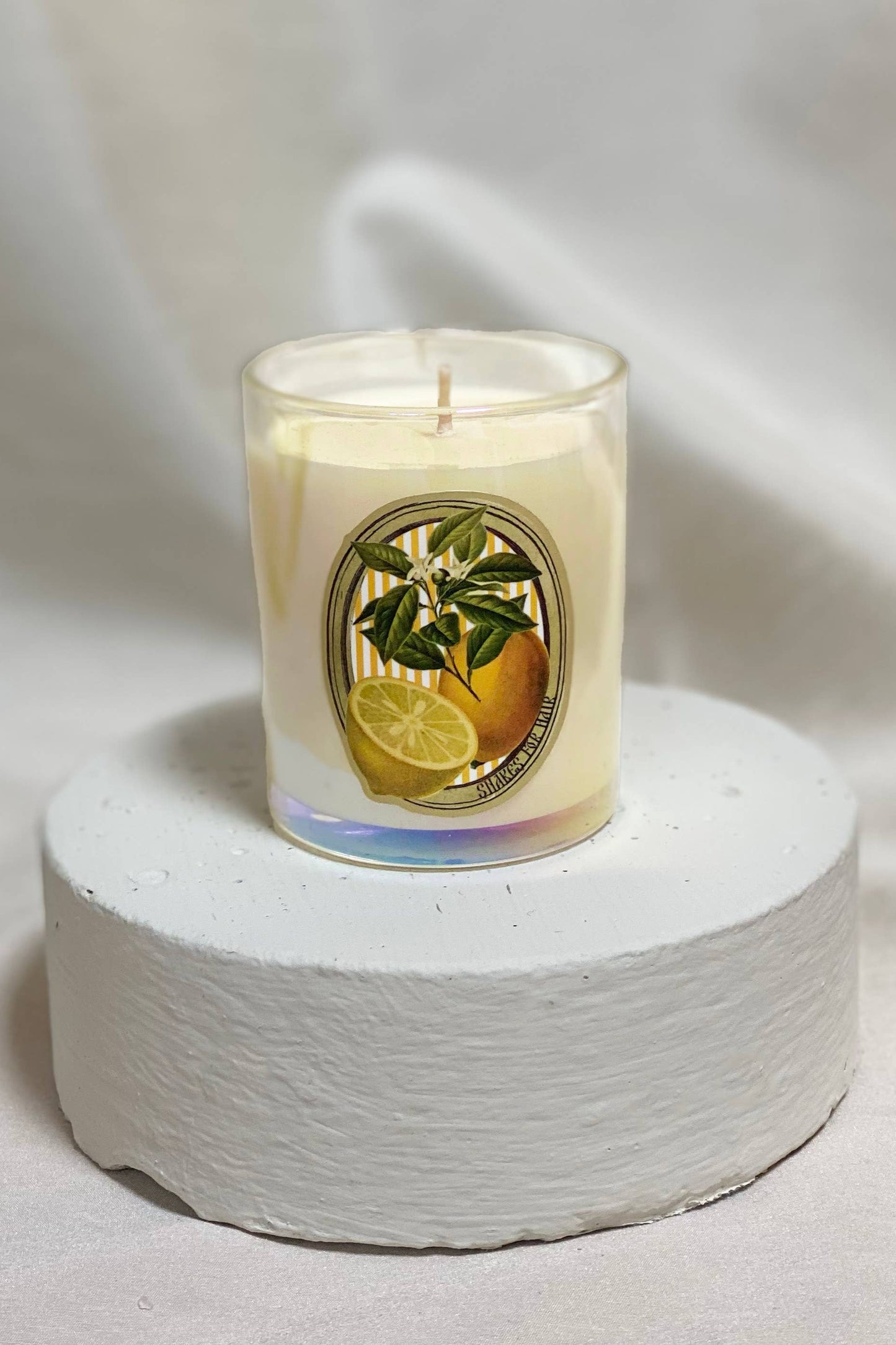 Golden Lemon Candle