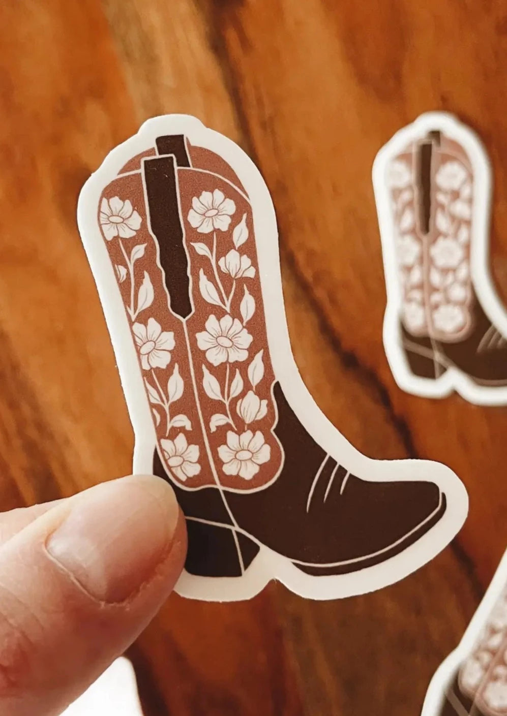 Cowgirl Boot Sticker
