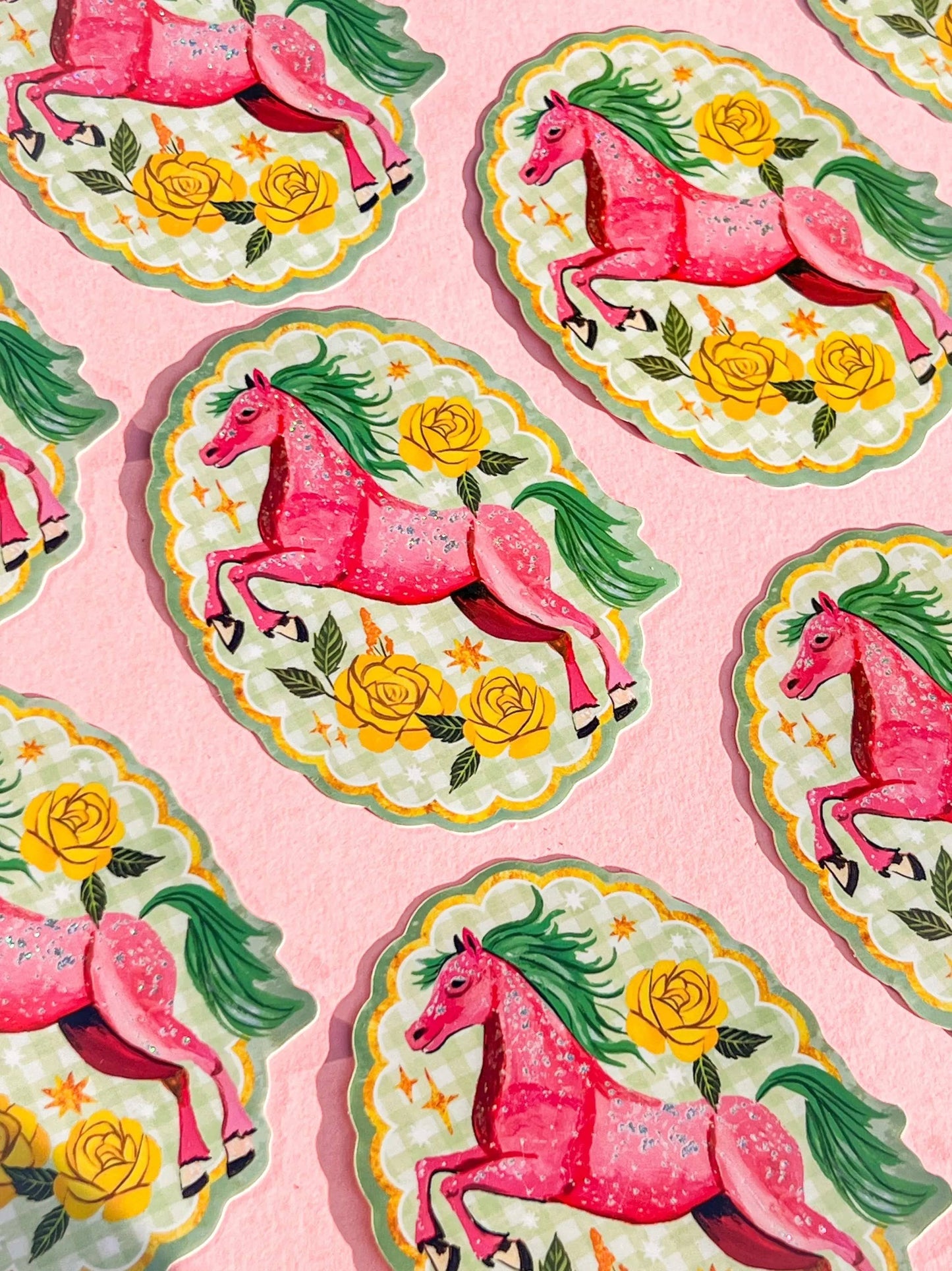 Glitter Pony Sticker