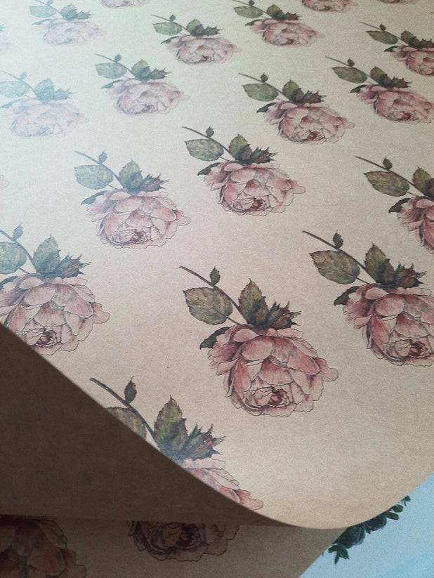 Vintage Rose Roll Wrap