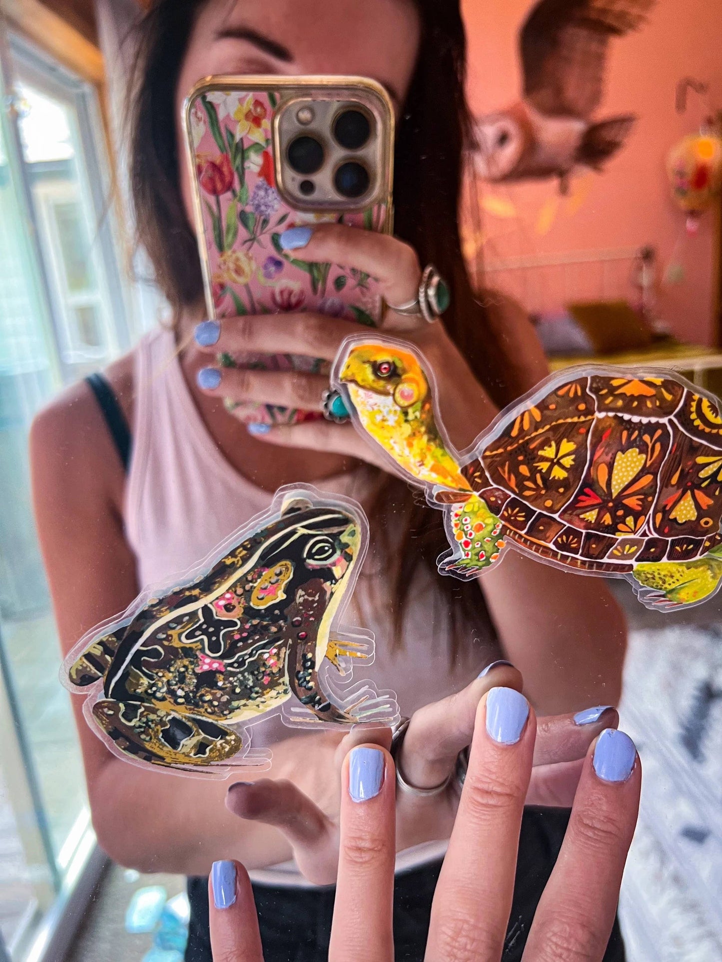 Garden Toad Clear Sticker