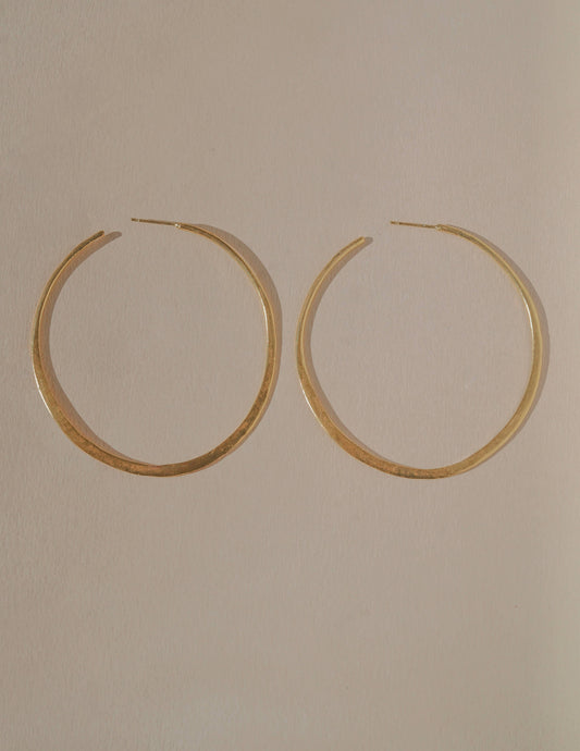 Lasso Hoop Earrings | Gold Vermeil