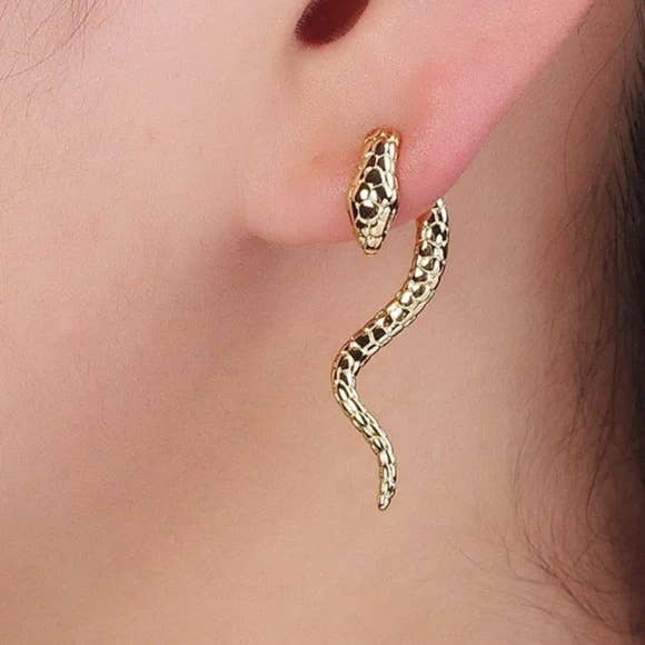 Cleo Serpent Earrings