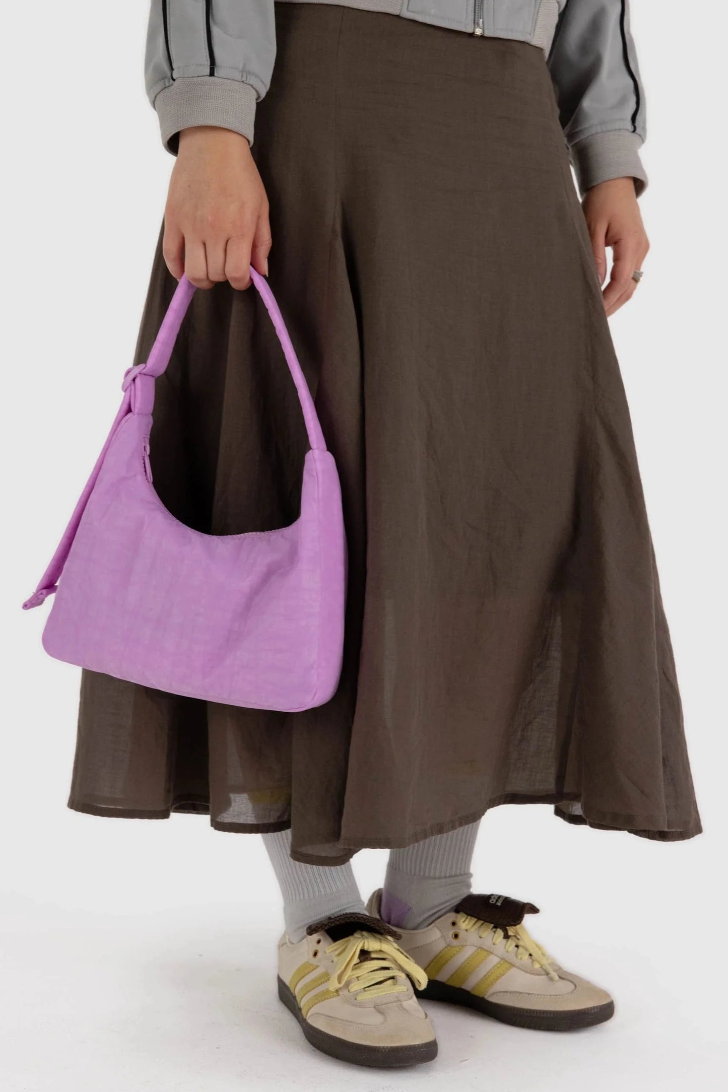 Mini Nylon Shoulder Bag | Peony