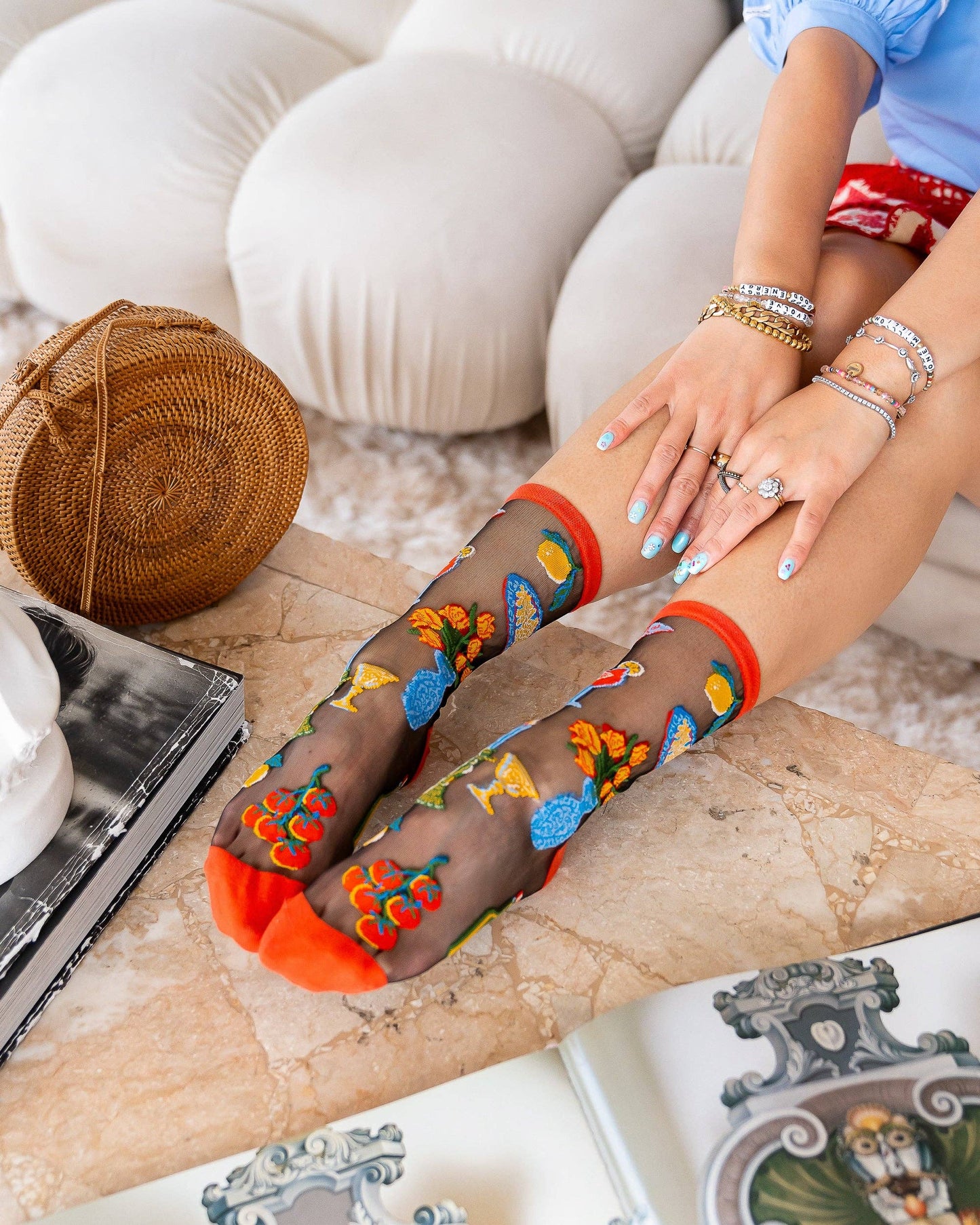 La Dolce Vita Sheer Socks