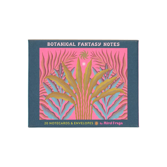 Botanical Fantasy Notes | 20 Cards + Envelopes