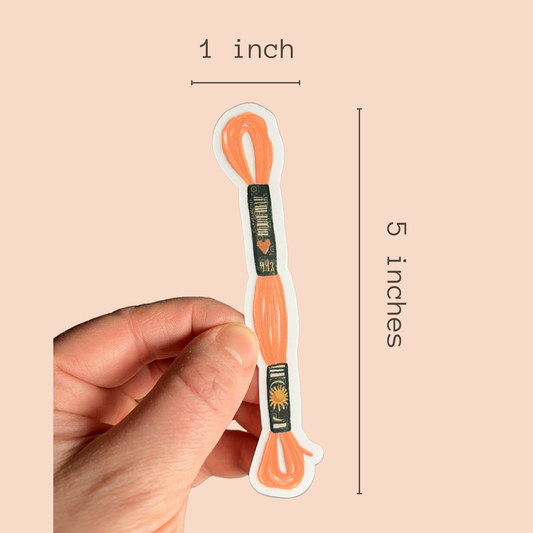 Embroidery Floss Sticker
