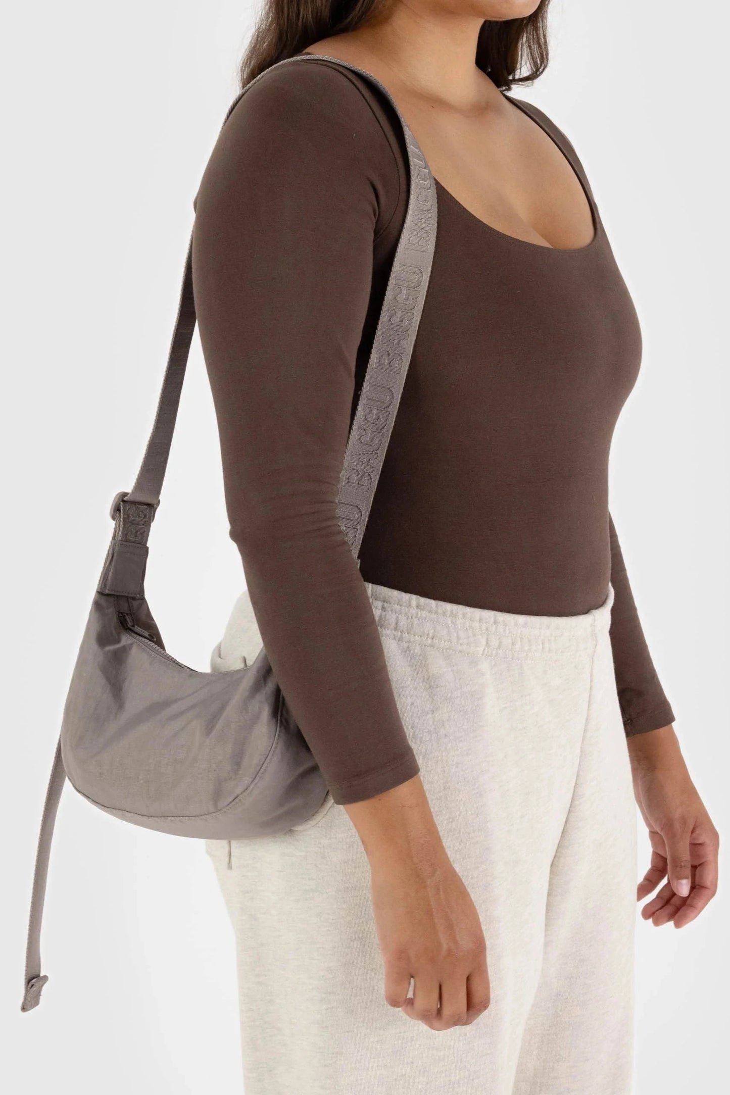 Small Crescent Bag | Dove