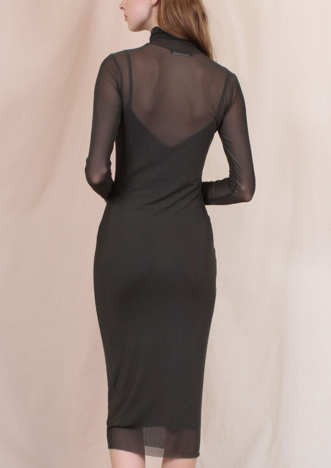 Mesh Your Match Dress | Olive