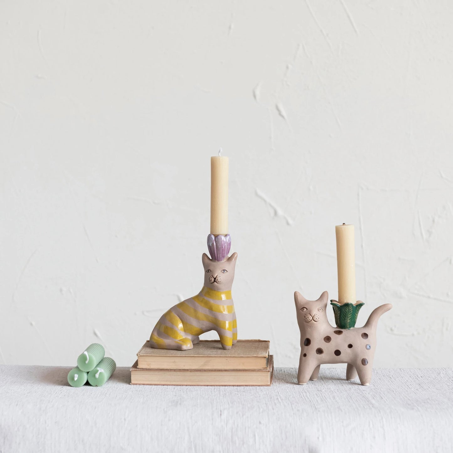 Lil' Kitty Taper Candle Holder