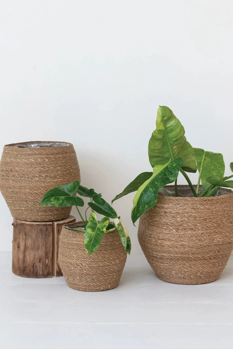 Tulum Round Woven Seagrass Baskets