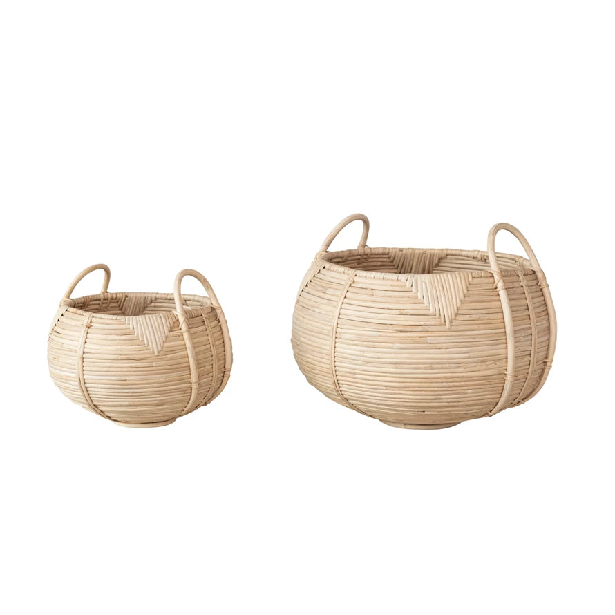 Sol Round Rattan Basket