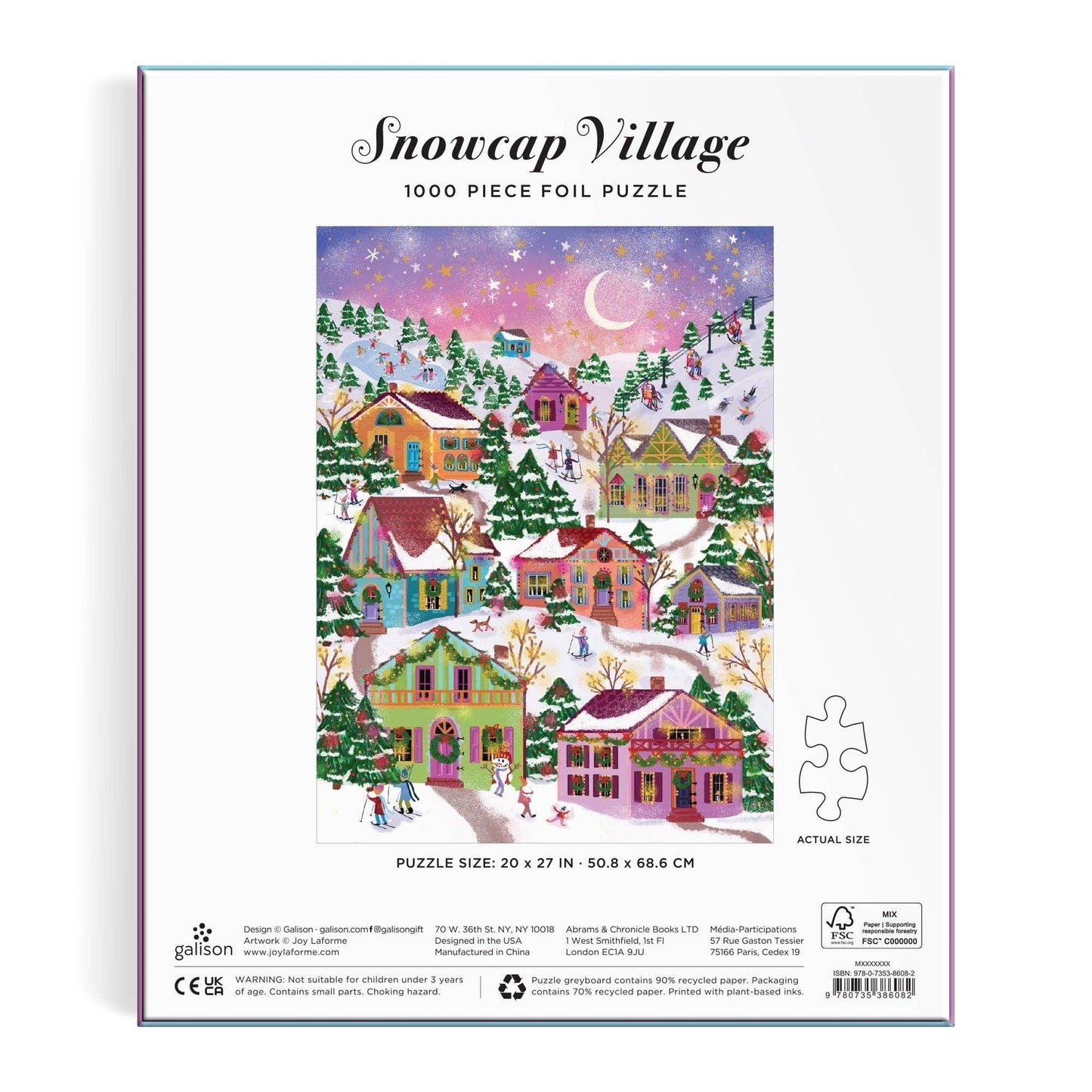 Snowcap Village | 1000 Piece Foil Puzzle
