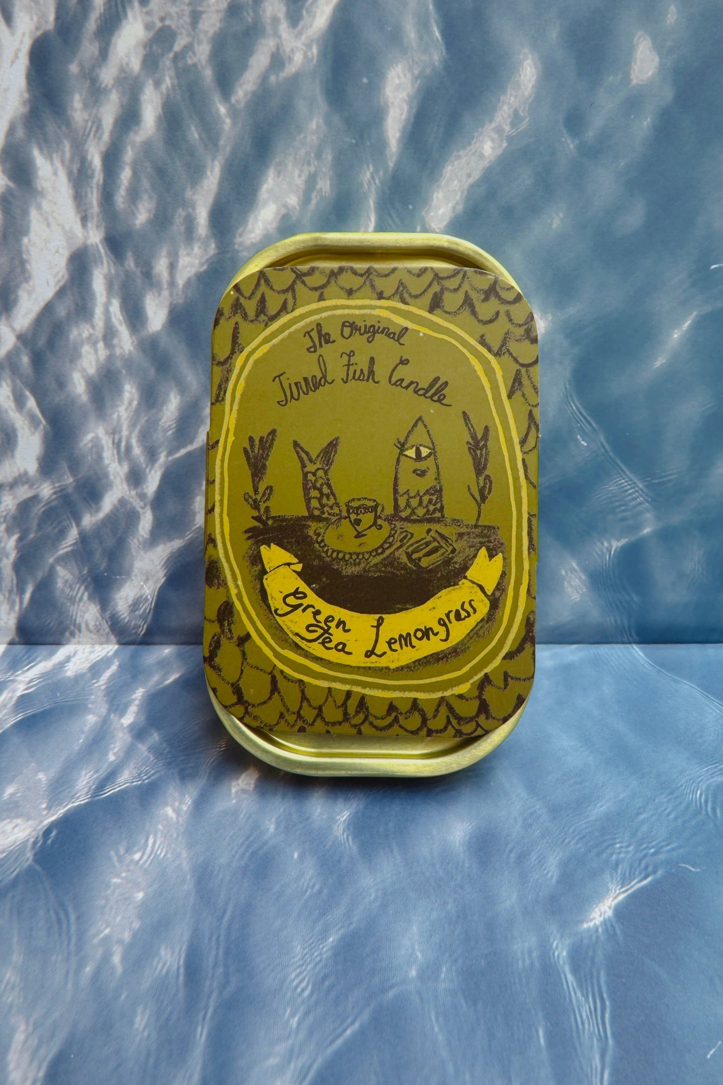 Tinned Fish Candle | Green Tea & Lemongrass