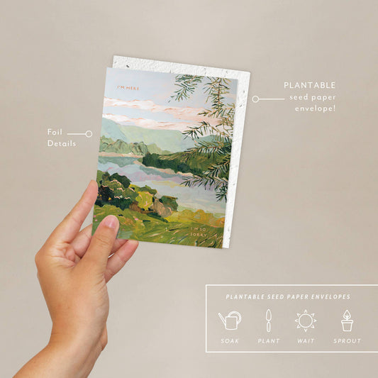 River Bank Sympathy Card