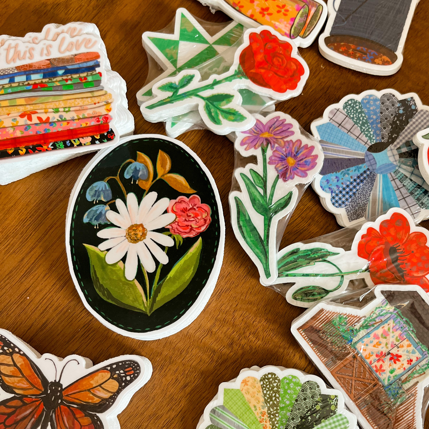 Daisy Flower Stickers