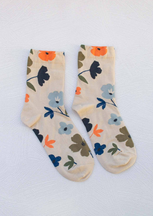 Ella Floral Casual Socks