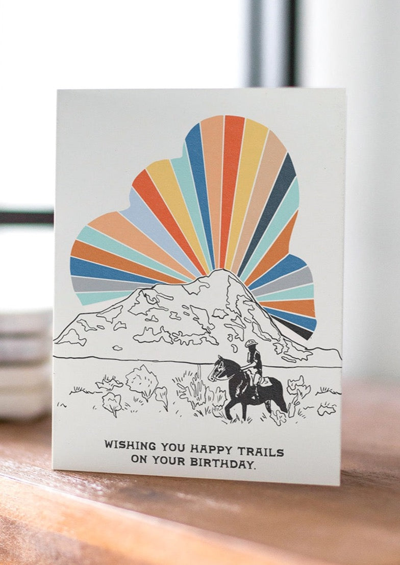 Cosmic Cowboy Birthday Card