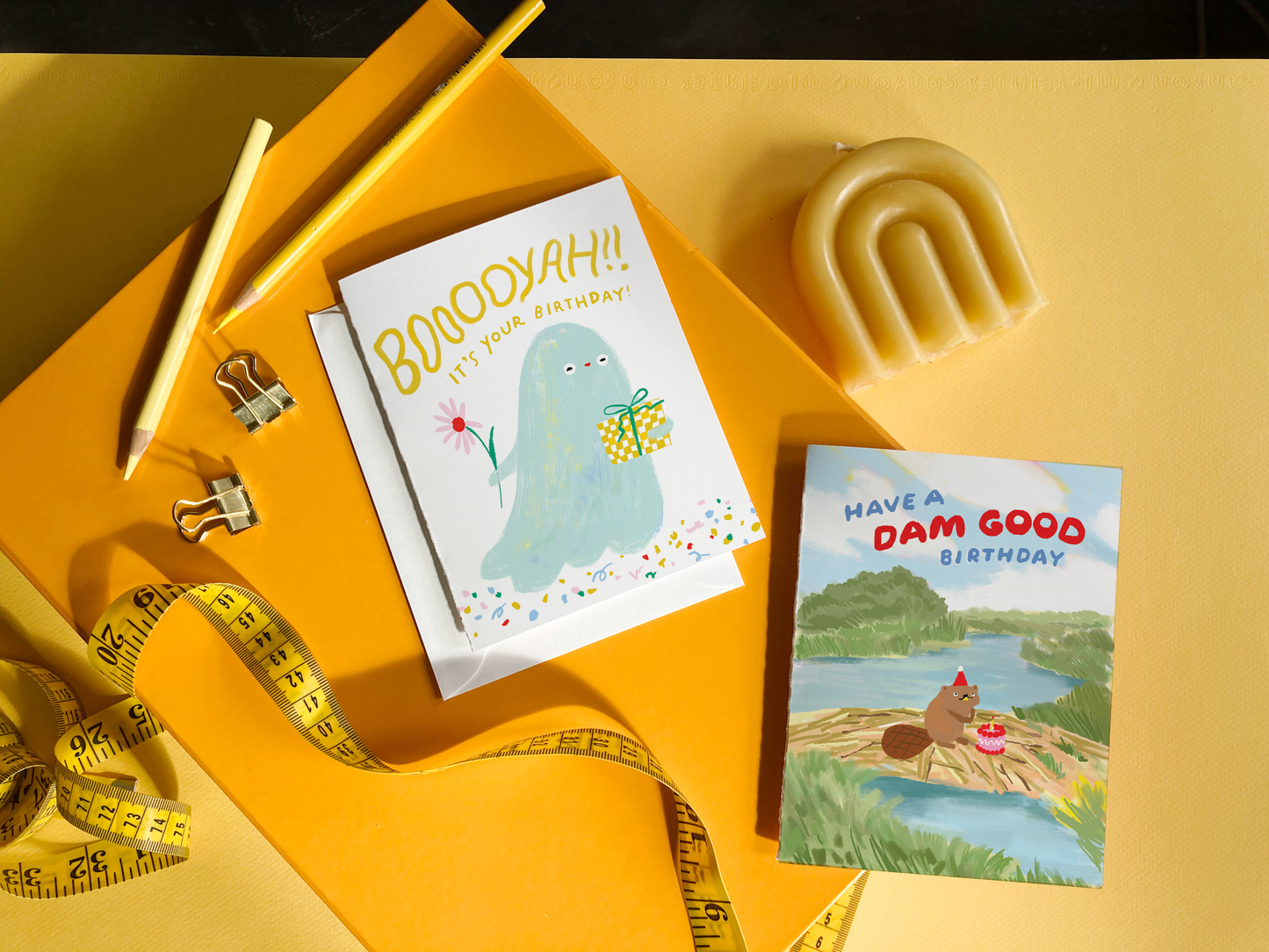 Beaver Birthday Card