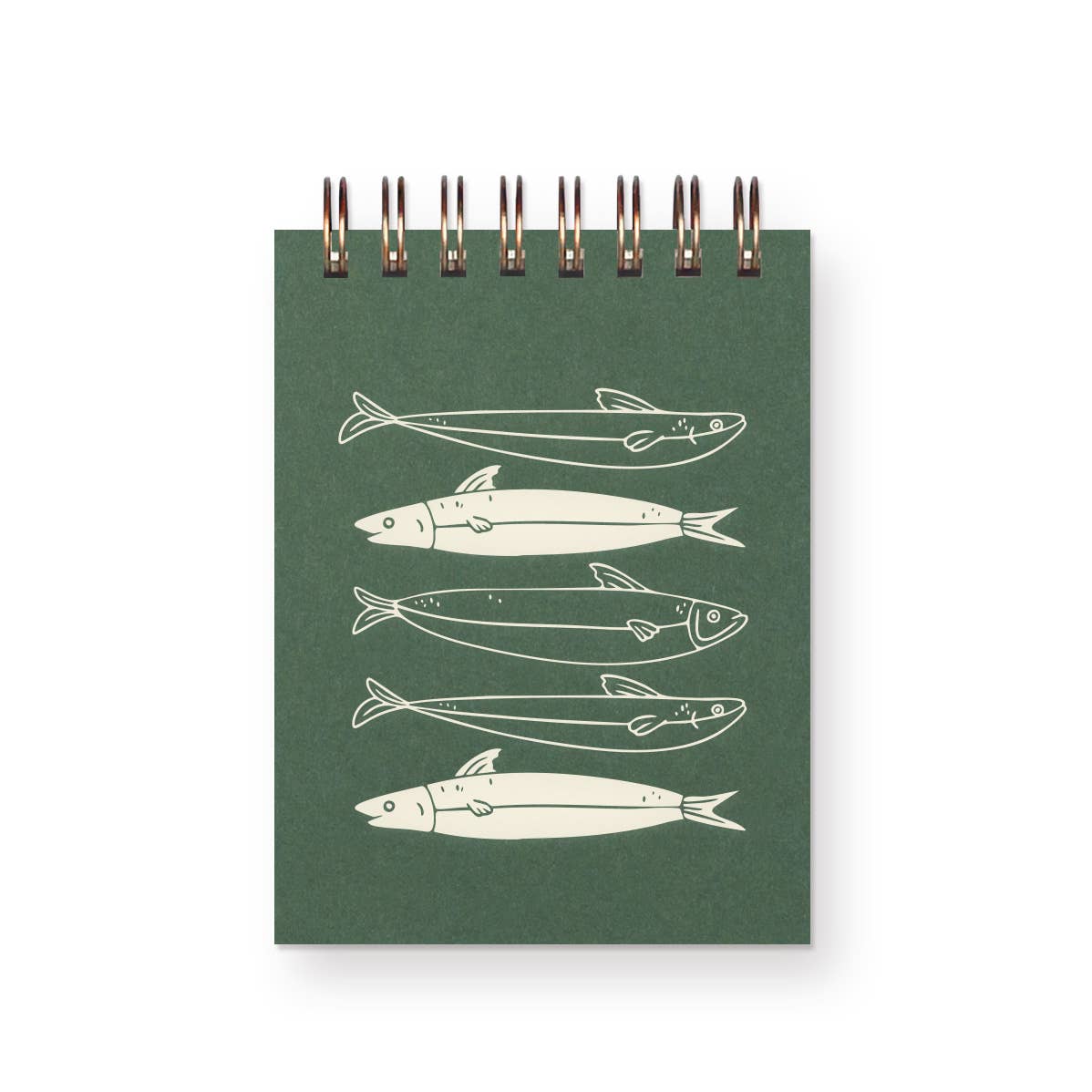 Mini Jotter Notebook | Fishes Pattern