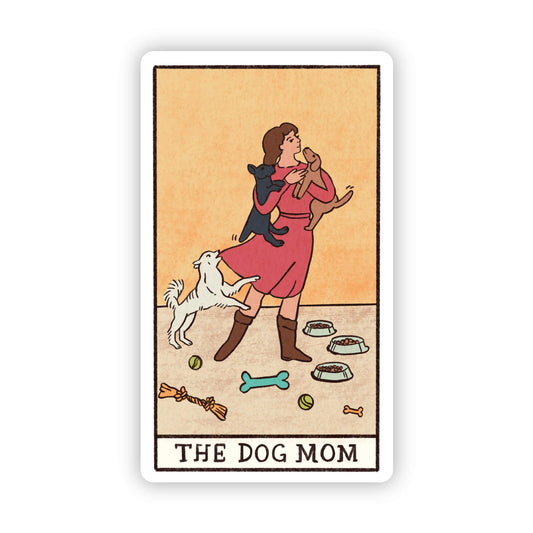 The Dog Mom Tarot Sticker
