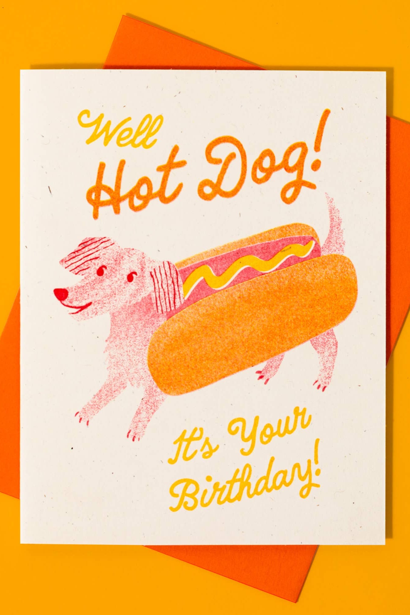 Hot Dog Birthday Card