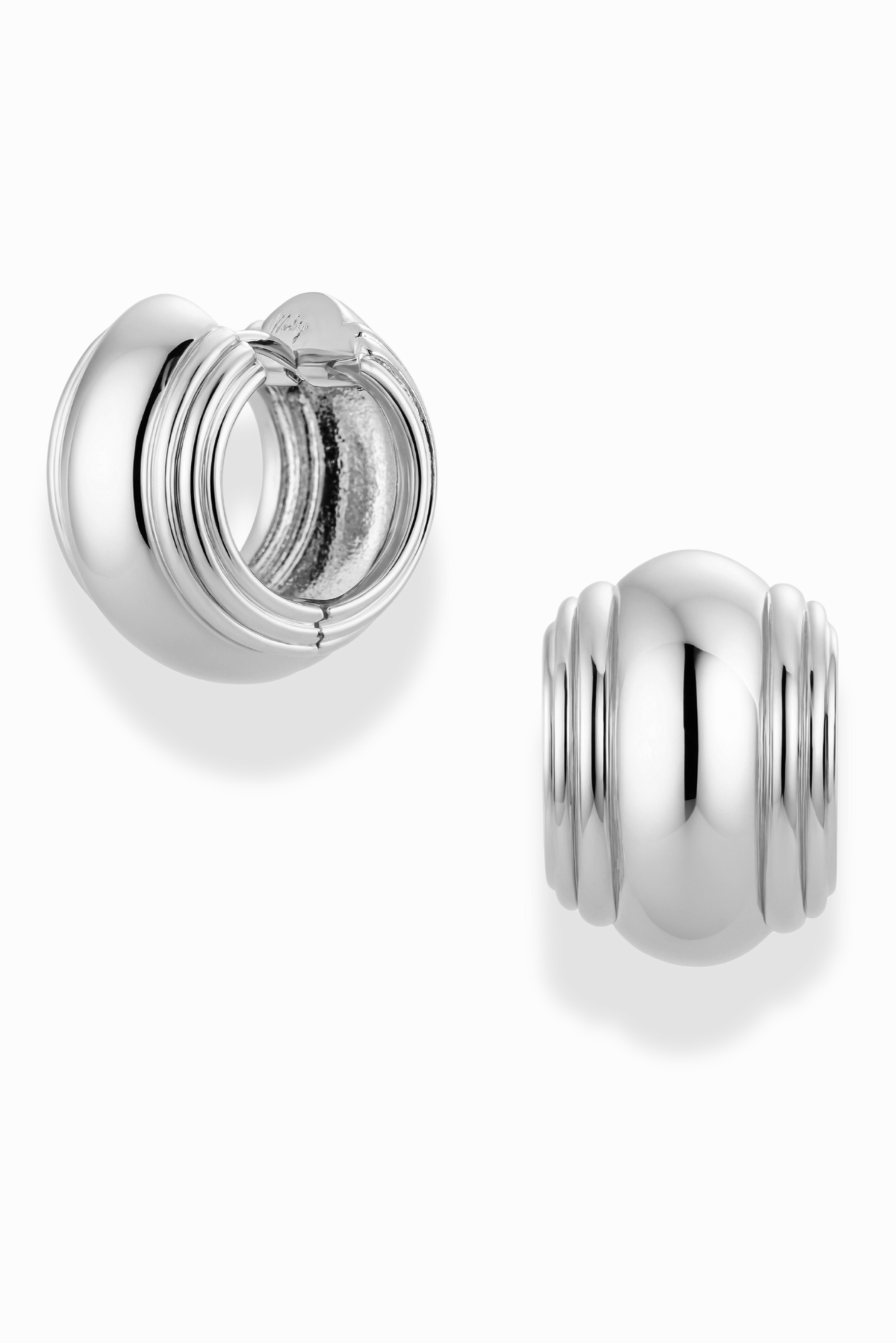 Alondra Hoops | Silver Plated