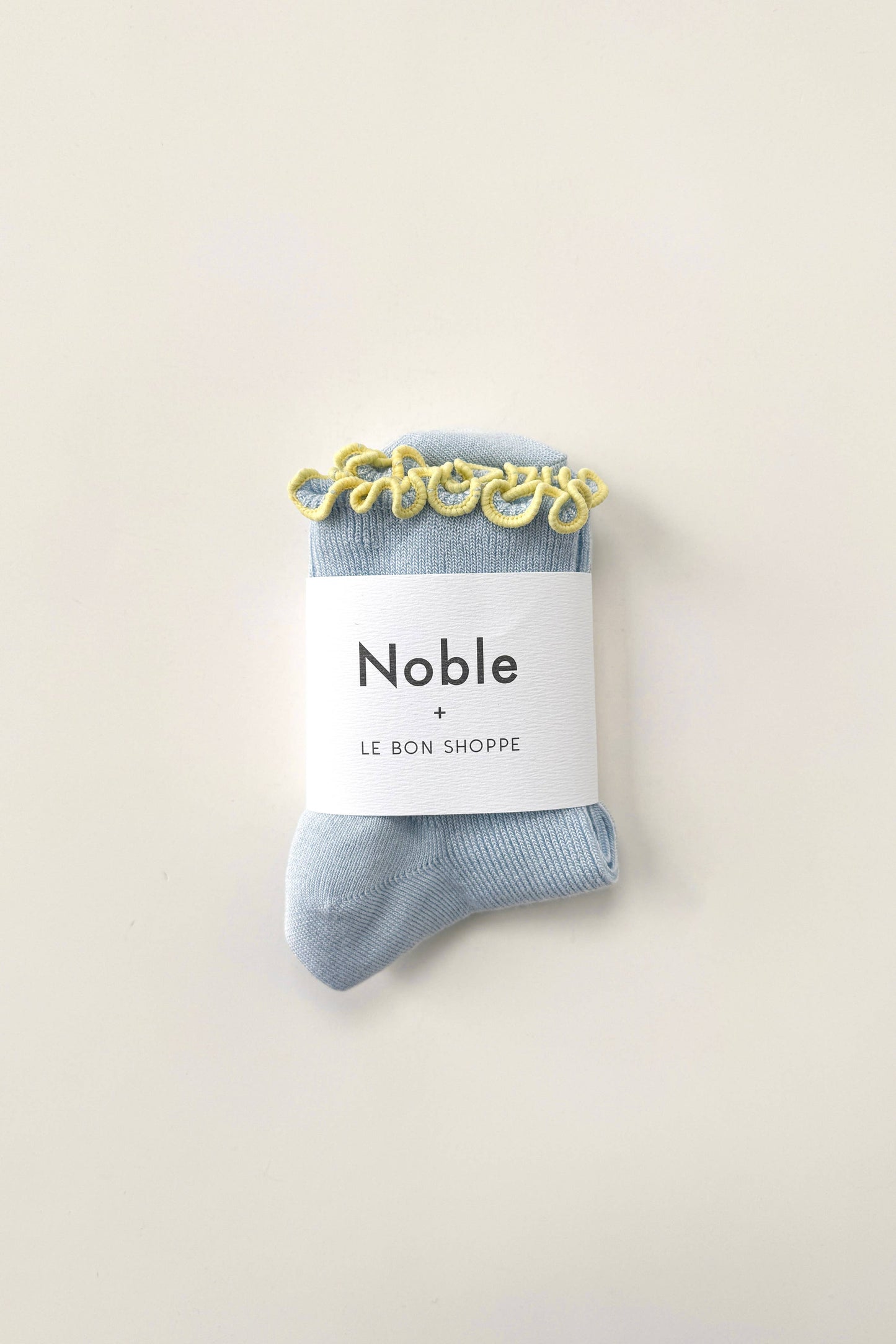 The Petite Ruffled Socks | Baby Blue