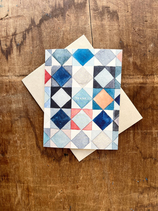 Thanks Quilted Card