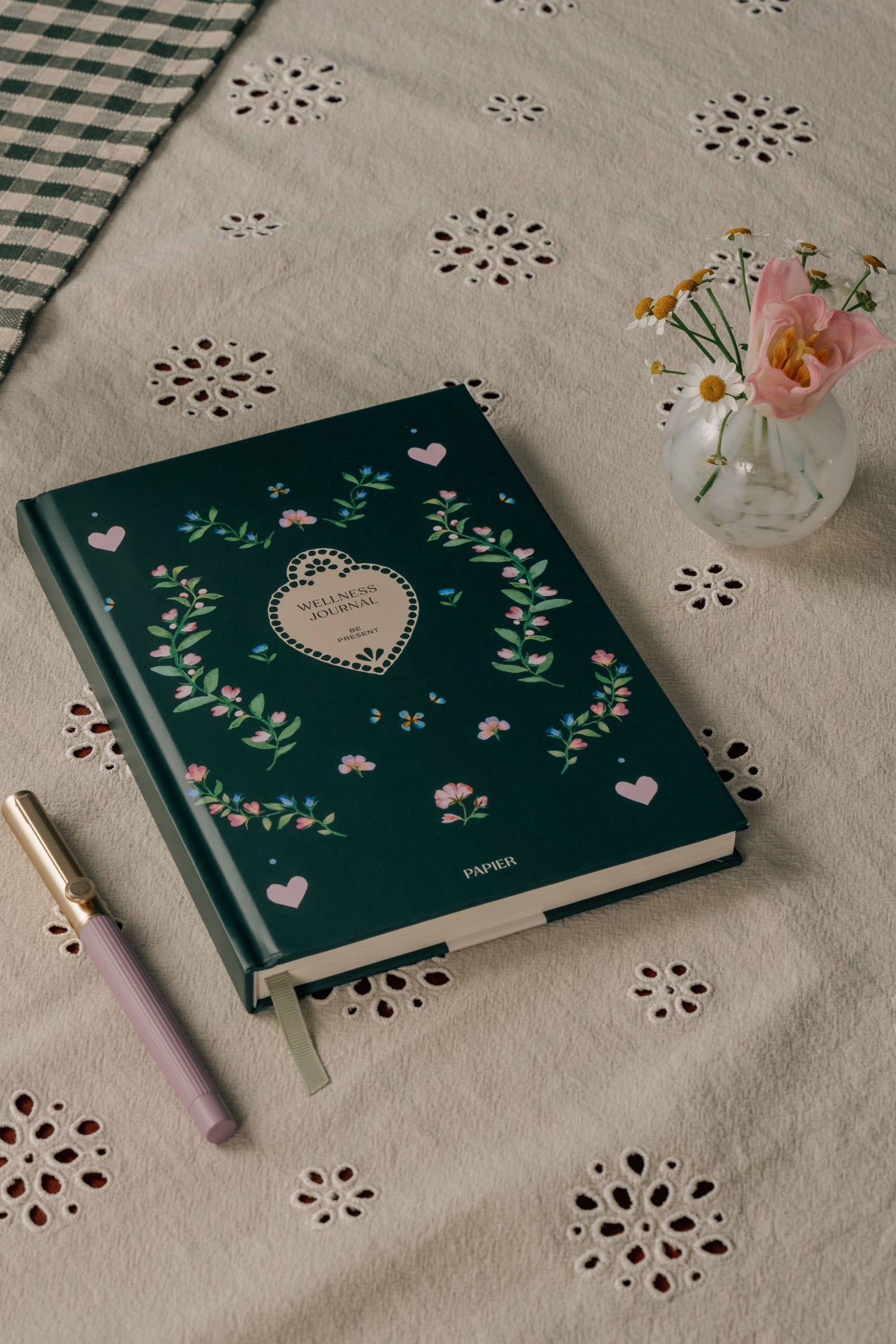 Pressed Flowers Guided Wellness Journal
