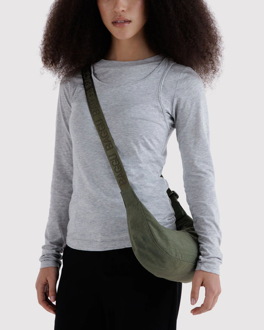 Small Crescent Bag | Caper