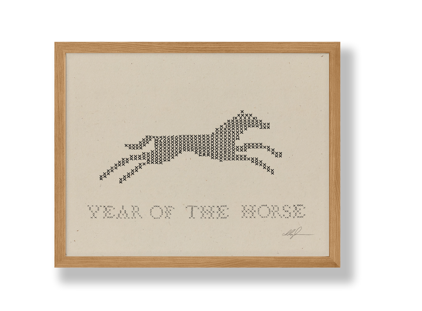 Year Of The Horse Art Print | 8.5 x 11