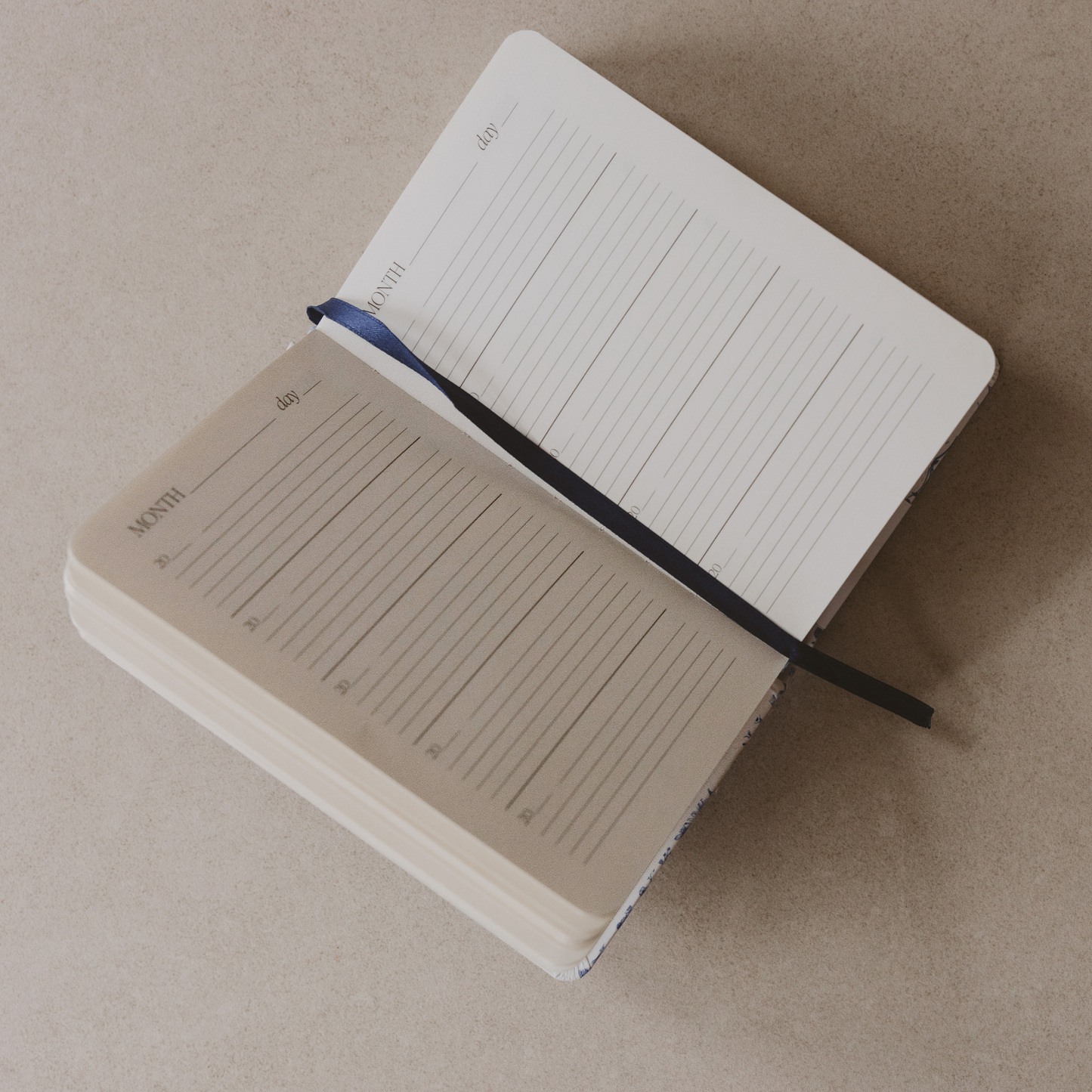 One Line A Day Fabric Journal | Blue Delft