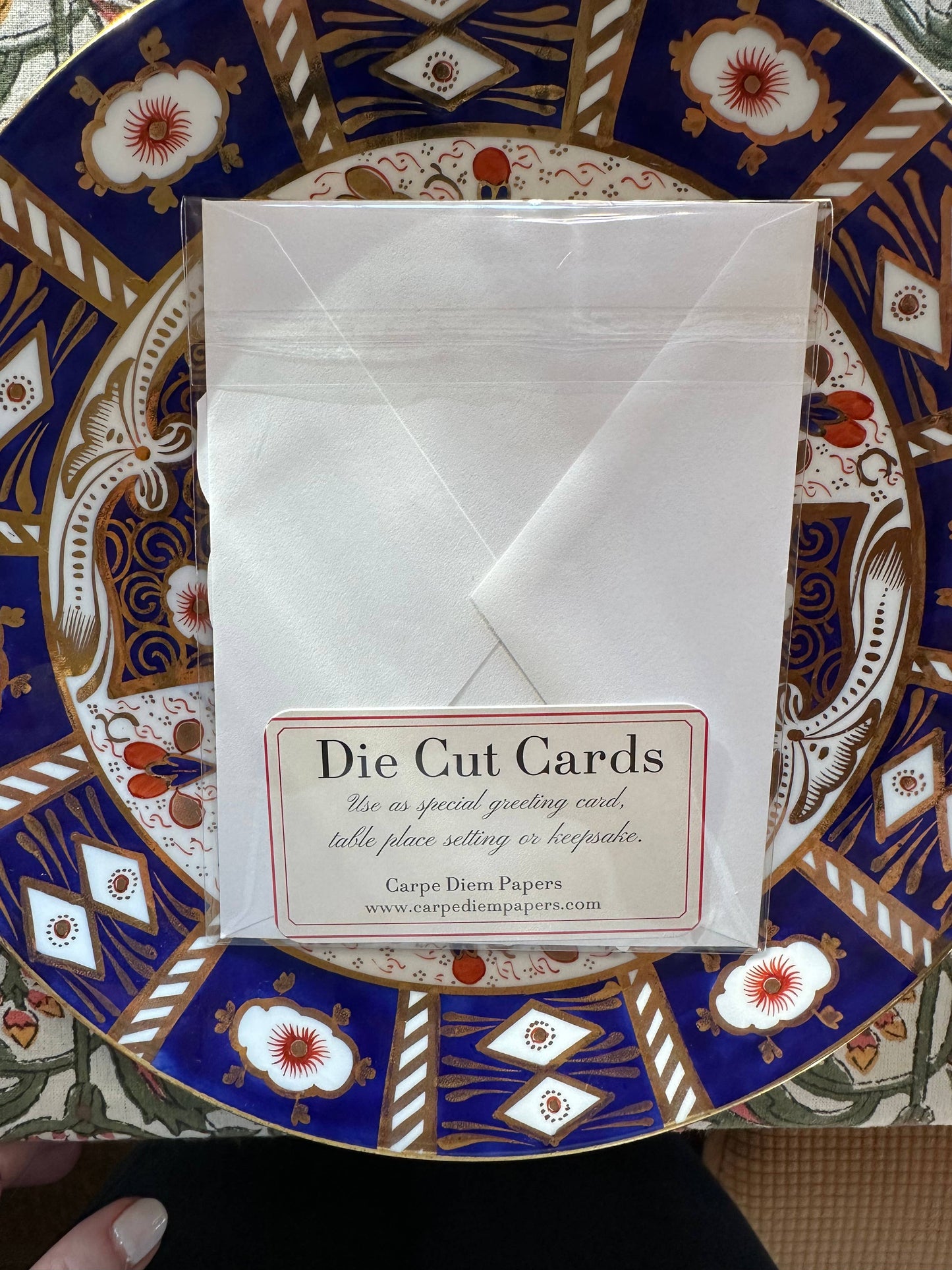 Bonjour Chat Die Cut Card