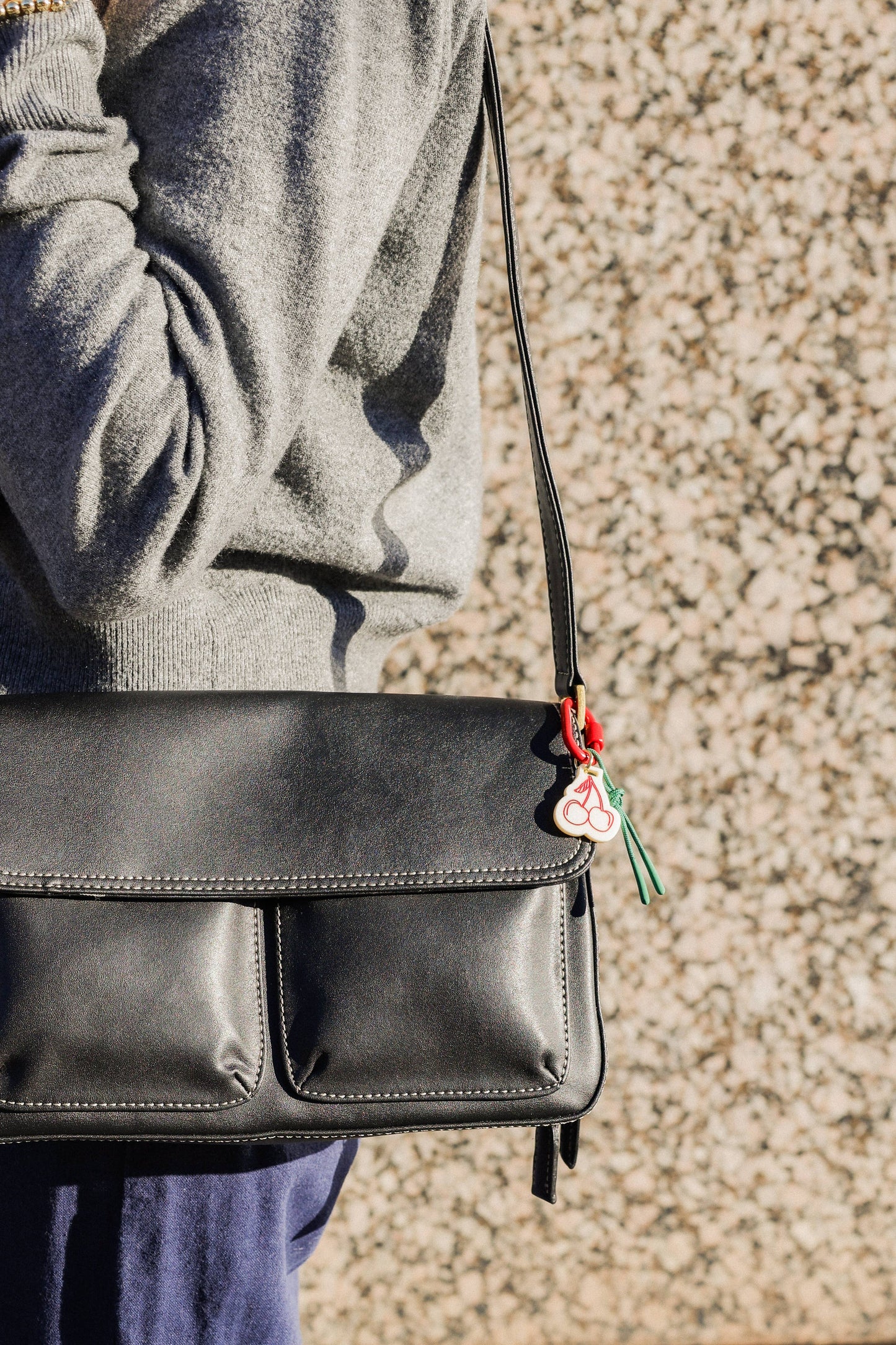 Bag Charm Keychain | Cherry