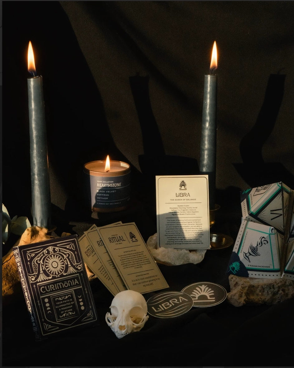 Zodiac Ritual Kit Intention Card Deck + Fortune Teller